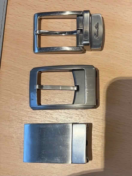 Photo of free 3 metal belt buckles for leather belts (Cutteslowe OX2) #1