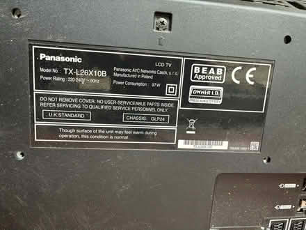 Photo of free Panasonic TV (Brighton BN1) #2