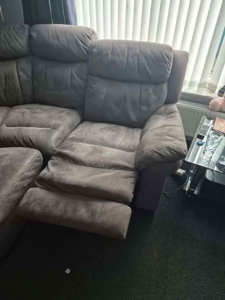 Photo of free Large sofa, large chair and foot stool (Middlewood S6) #3