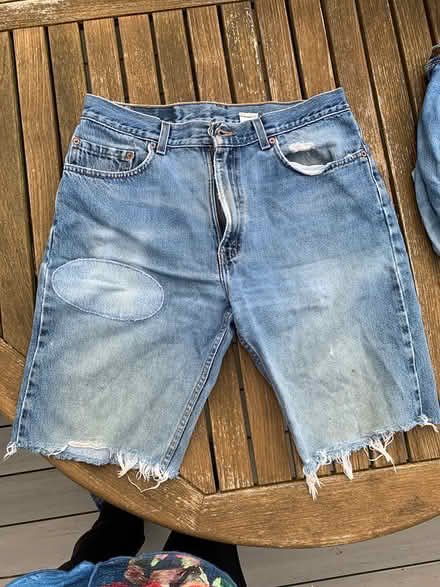 Photo of free Jean shorts-old,worn (48103 near Dicken school) #1