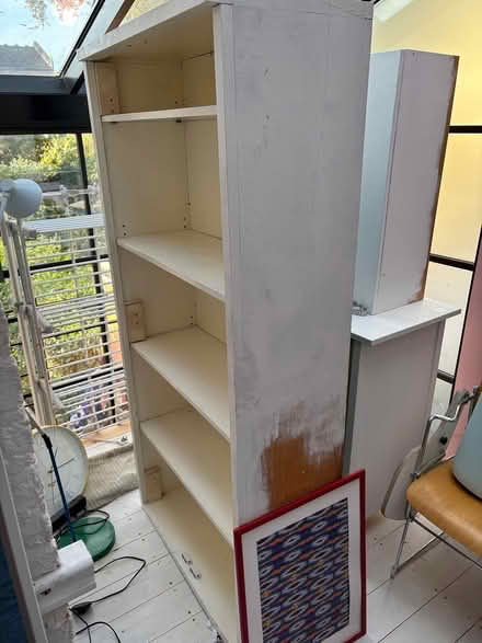 Photo of free Large wooden bookshelf (Upper Clapton E5) #1