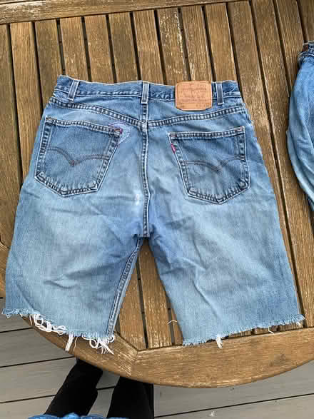 Photo of free Jean shorts-old,worn (48103 near Dicken school) #2