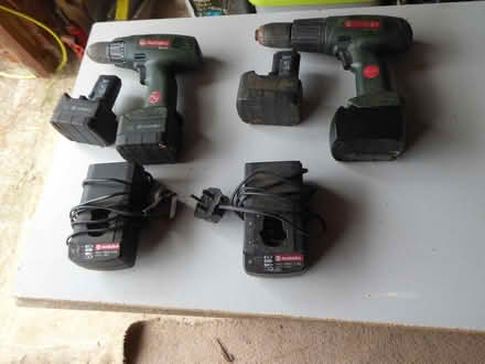 Photo of free Two fairly old Metabo cordless drills (Kirton IP12) #1