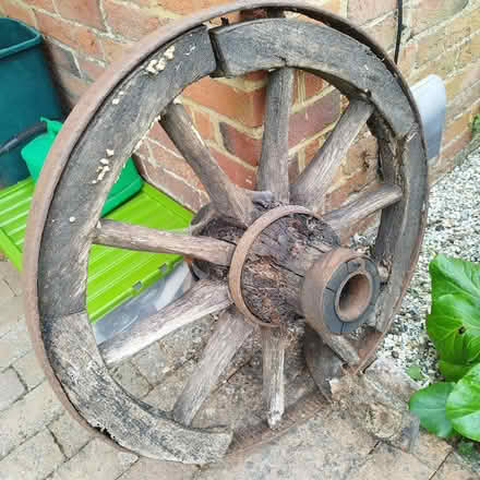 Photo of free Old cart wheel (Winnersh RG41) #1