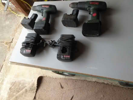 Photo of free Two fairly old Metabo cordless drills (Kirton IP12) #3