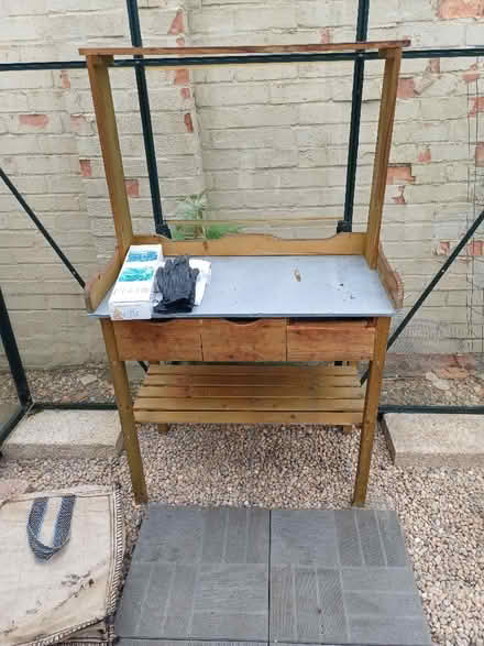 Photo of free Green house table/shelf (Freshbrook SN5) #1