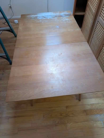 Photo of free Mid-century modern maple table (West Seattle/White Center) #3