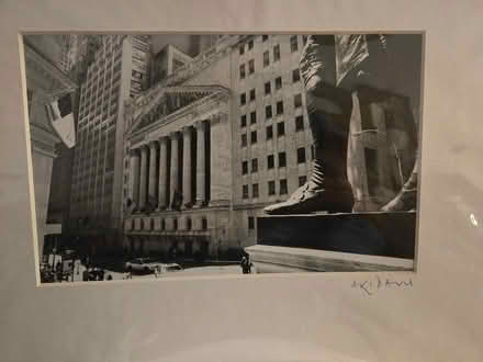 Photo of free Black and white print - Wall St (Hell's Kitchen/Midtown West) #1