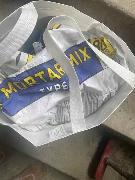 Photo of free 1/2 bag of mortar mix (Mount Vernon) #1