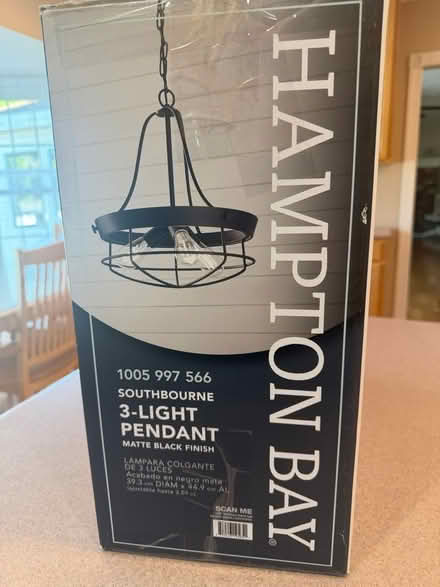 Photo of free 3 light pendant (Near SBHS) #2