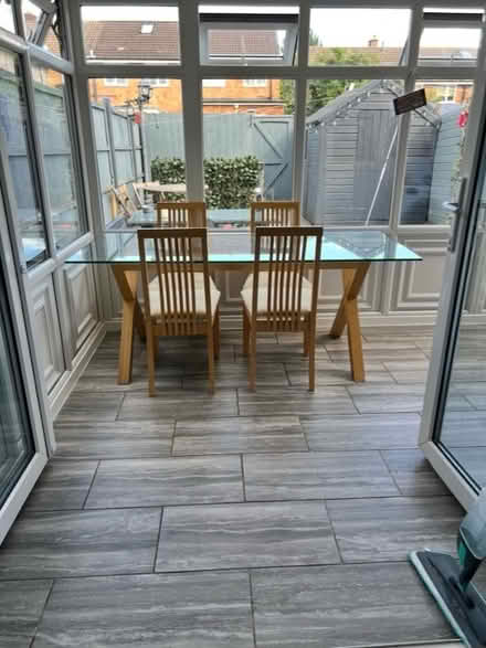 Photo of free Lovely glass dining table (MK45) #3