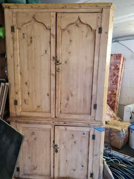 Photo of free Antique wooden corner unit (Ashurst Wood RH19) #1