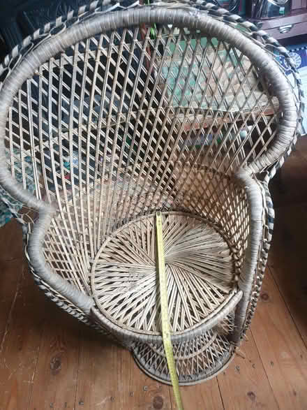 Photo of free Wicker Chair - décor or pet (Breadsall DE21) #2