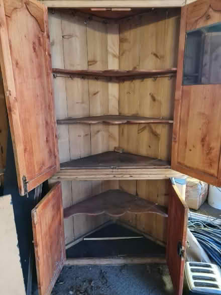 Photo of free Antique wooden corner unit (Ashurst Wood RH19) #2
