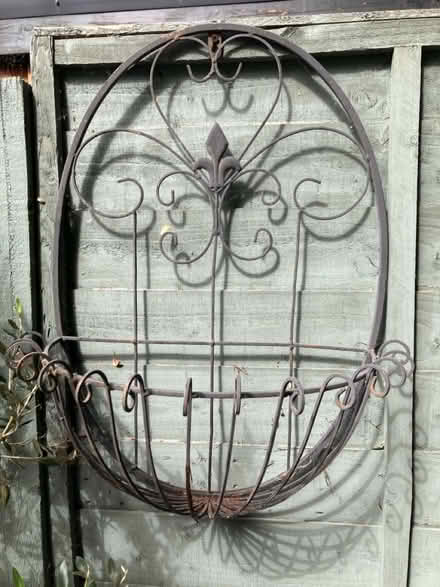 Photo of free 2 x Ornate metal hanging baskets (Strawberry Hill TW2) #1