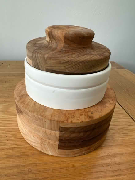 Photo of free Hand turned burger press (Cheltenham) #1