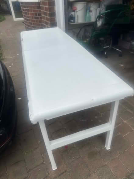 Photo of free wallpaper pasting table heavy duty White plastic folding onl (Woodhouses M33) #4