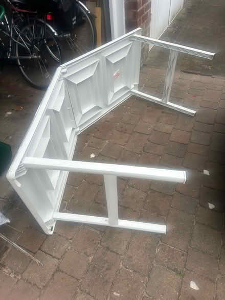 Photo of free wallpaper pasting table heavy duty White plastic folding onl (Woodhouses M33) #3