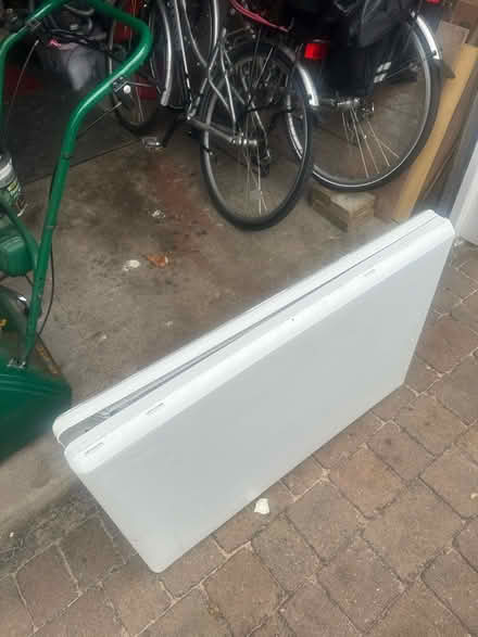 Photo of free wallpaper pasting table heavy duty White plastic folding onl (Woodhouses M33) #1