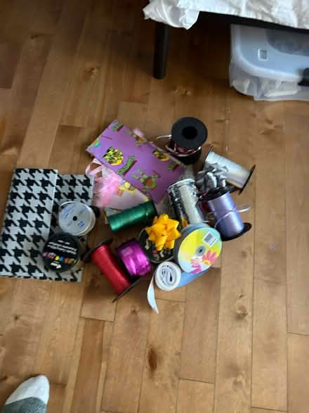 Photo of free Assorted ribbons and wrapping (Pineview) #1