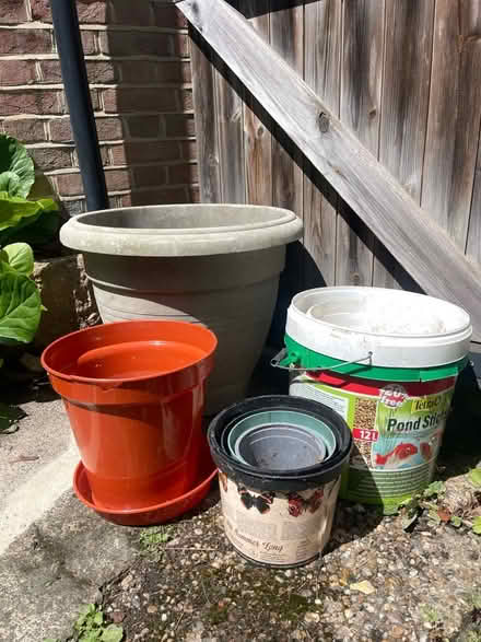 Photo of free Large plastic pots (Rusthall TN4) #1