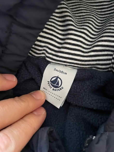 Photo of free Petit bateau winter onesie (Hackney Downs E5) #2