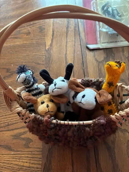 Photo of free Cute basket of finger puppets (Park-Monroe Neighborhood) #2