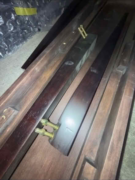 Photo of free Vintage brown oak console table. (Wimbledon SW19) #4