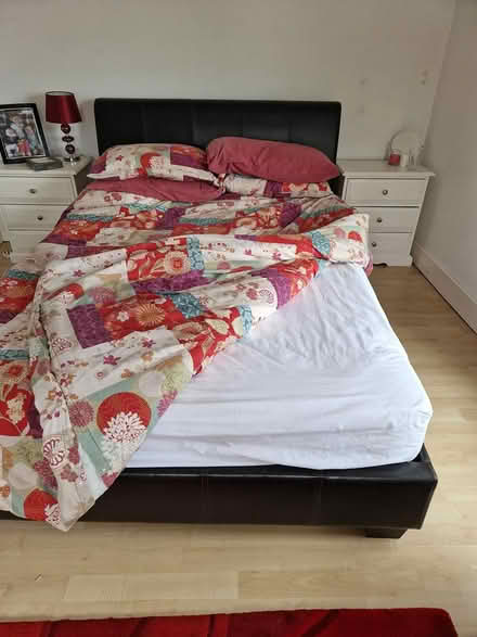 Photo of free Faux leather effect double bed (Rochford WR15) #1
