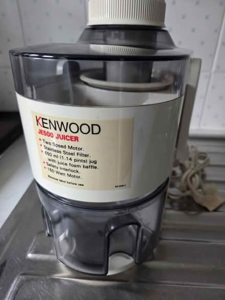Photo of free Kenwood Je500 Juicer (Gracemount EH17) #1