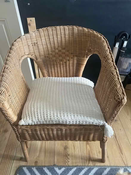 Photo of free Wicker chair (TW14 bedfont) #2