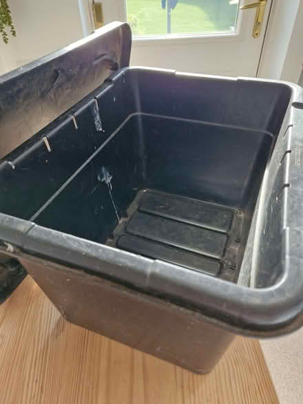 Photo of free Sturdy storage box with lid (Bradley Fold BL2) #2