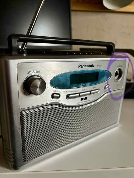 Photo of free Panasonic digital radio (Heeley, S2) #3