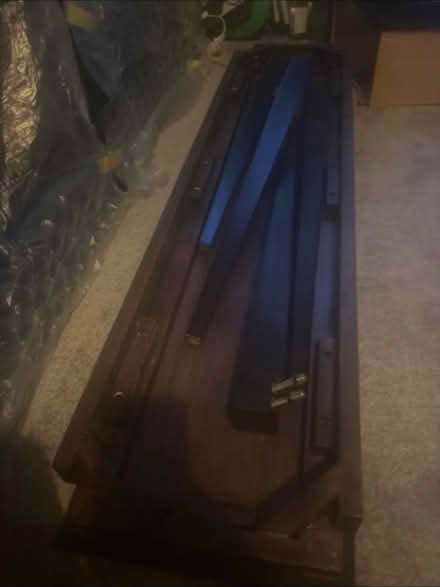 Photo of free Vintage brown oak console table. (Wimbledon SW19) #2