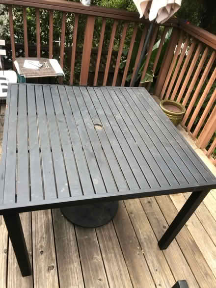 Photo of free Outdoor metal table (Park Blvd) #1