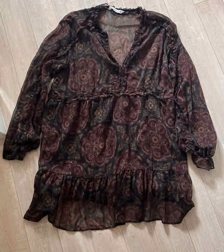 Photo of free Zara Sheer Boho Paisley Mini Dress / Tunic (Size M) (Beaconsfield HP9) #1