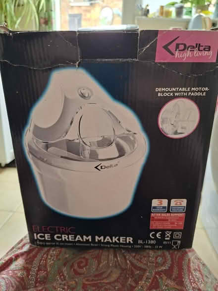 Photo of free Ice cream maker Delta electric (CB4 3RS) #1