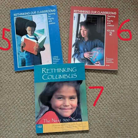 Photo of free teacher/parent resource books (Davis Square) #1