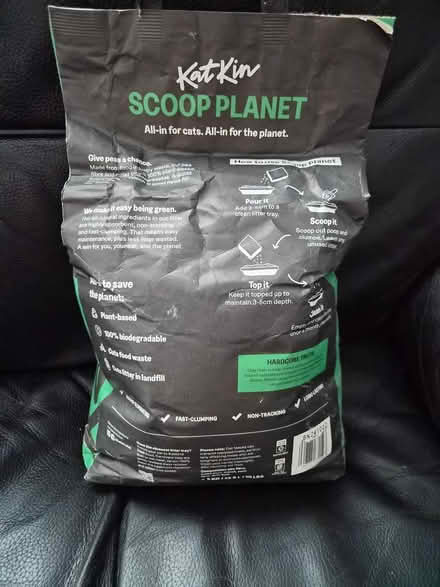 Photo of free Katkin natural clumping litter (West Watford, WD18) #3