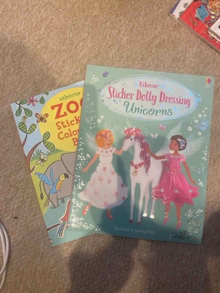 Photo of free Unicorn and zoo colour and sticker books (Blacklands TN34) #1