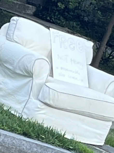 Photo of free upholstered chair (Chevy Chase DC) #4