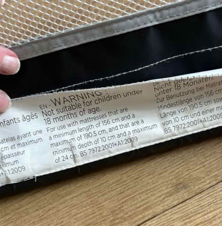 Photo of free Toddler bed guard (Erith DA17) #3