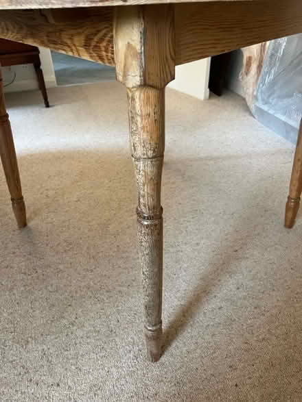 Photo of free Solid pine wood table (4 people) (Henley-on-Thames RG9) #3