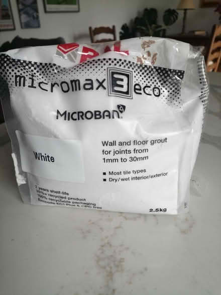 Photo of free White Grout (darlington) #1