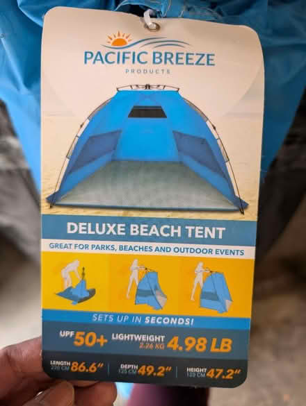 Photo of free Pop up beach tent (El Cerrito) #3