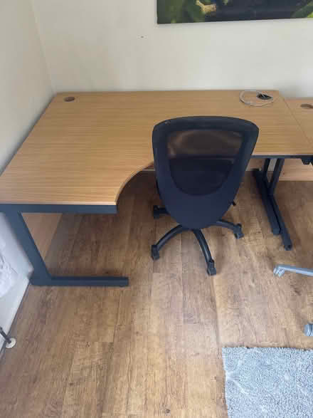 Photo of free Large office desks with chairs (Nether Green S11) #1