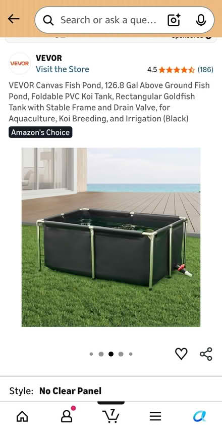 Photo of free Fish Holding Pool (Bowie) #1