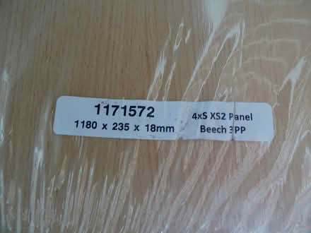 Photo of free pack of 3 chipboard laminated boards 1180x235x18mm som (Tolworth KT5) #4