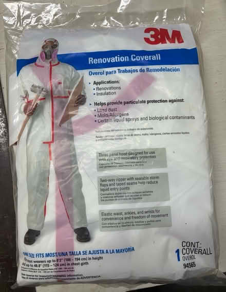 Photo of free Renovation coveralls (new) (Rainier Valley/Brighton) #1
