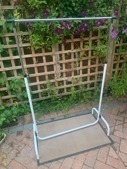 Photo of free White Hanging Clothes Rail (Shevington Vale WN6) #1